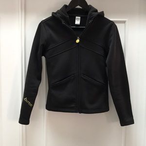 Burton cropped hooded jacket size S